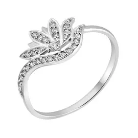 Кольцо из белого золота с бриллиантами 11-9178-12-02