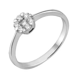 Кольцо из белого золота с бриллиантами 11-9426-12-02