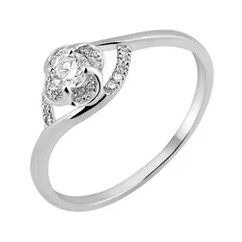 Кольцо из белого золота с бриллиантами DRE3800R01MH14W