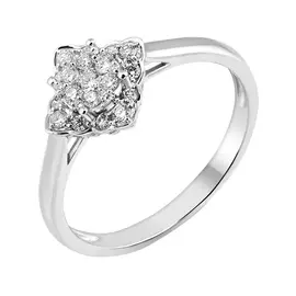 Кольцо из белого золота с бриллиантами DRH6595S01WM14W