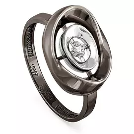 Кольцо из белого золота с бриллиантом 11-11002-1000