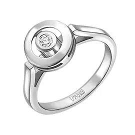 Кольцо из белого золота с бриллиантом R1228101-01