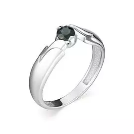 Кольцо из белого золота с сапфиром 12950-202