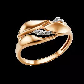 Кольцо из красного золота 012761-1102