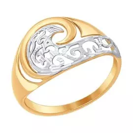 Кольцо из красного золота 017324