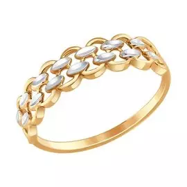 Кольцо из красного золота 017347