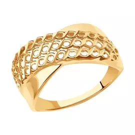 Кольцо из красного золота 018667