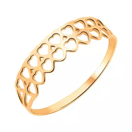 Кольцо из красного золота 10-2148-11-00