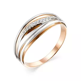 Кольцо из красного золота 13277-100