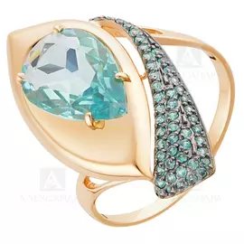 Кольцо из красного золота кл3123-58