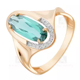 Кольцо из красного золота кл3434-64