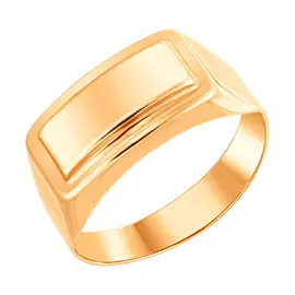 Кольцо из красного золота с алмазной огранкой ТКМ-4-0