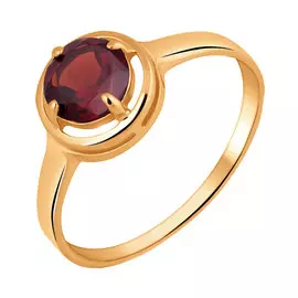 Кольцо из красного золота с гранатом 11-0829-11-08