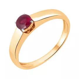 Кольцо из красного золота с рубином 11-9450-11-05