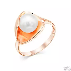 Кольцо из красного золота с жемчугом 01-2-955-0500-010