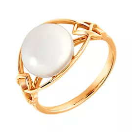 Кольцо из красного золота с жемчугом 1.0843.0.b