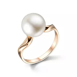 Кольцо из красного золота с жемчугом 31079A1