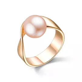 Кольцо из красного золота с жемчугом 31548A1