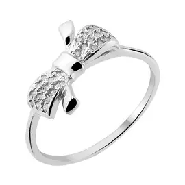 Кольцо из серебра куб. цирконий 35-111579