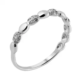 Кольцо из серебра куб. цирконий 35-111619