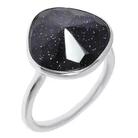 Кольцо из серебра с авантюрином 1436930138