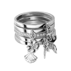 Кольцо из серебра с фианитами 11-016с