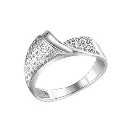 Кольцо из серебра с фианитами 94010008