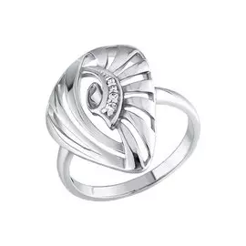 Кольцо из серебра с фианитами 94010258