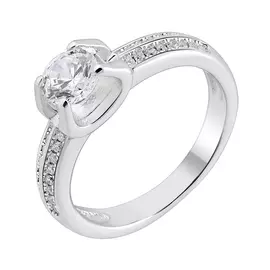 Кольцо из серебра с фианитами B17920R