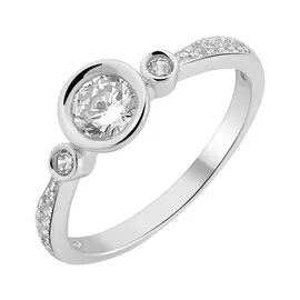 Кольцо из серебра с фианитами B17997R