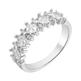 Кольцо из серебра с фианитами B18477R