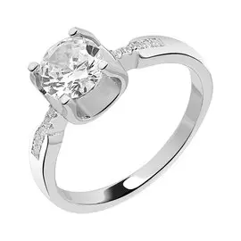 Кольцо из серебра с фианитами И1-1463-23-01