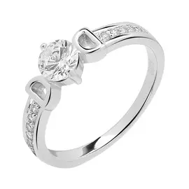 Кольцо из серебра с фианитами И1-1644-23-01