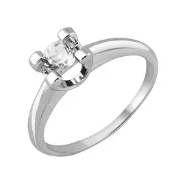 Кольцо из серебра с фианитом 11-0108-23-01