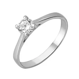 Кольцо из серебра с фианитом 11-0651-23-01