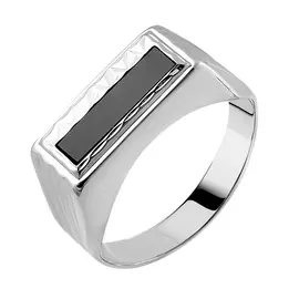 Кольцо из серебра с фианитом 190172