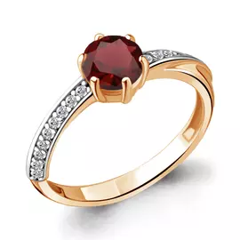 Кольцо из серебра с фианитом 6938703А