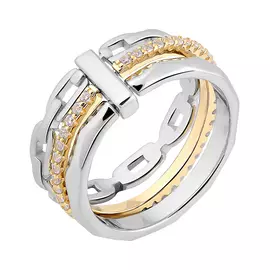 Кольцо из серебра с фианитом И1-1198-28-01