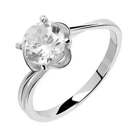 Кольцо из серебра с фианитом И1-1462-23-01