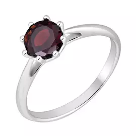Кольцо из серебра с гранатом 11-0937-23-08