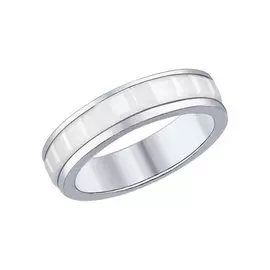 Кольцо из серебра с керамикой 94011926