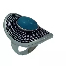 Кольцо из серебра с кошачием глазом 1405937705