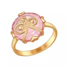 Кольцо из серебра с наноситаллом 92011224