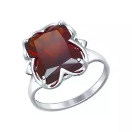 Кольцо из серебра с наноситаллом 92011234