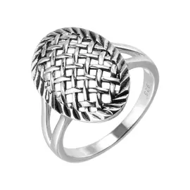 Кольцо из серебра с родированием 1435900078