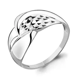 Кольцо из серебра с родированием 54591