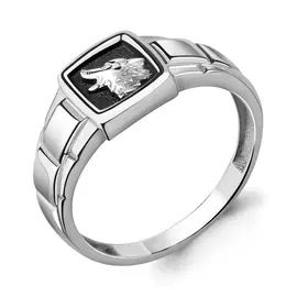 Кольцо из серебра с родированием 54690.5