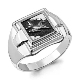 Кольцо из серебра с родированием 54700