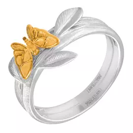 Кольцо из серебра с родированием 94012522