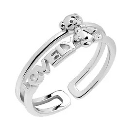 Кольцо из серебра с родированием И1-1666-23-00